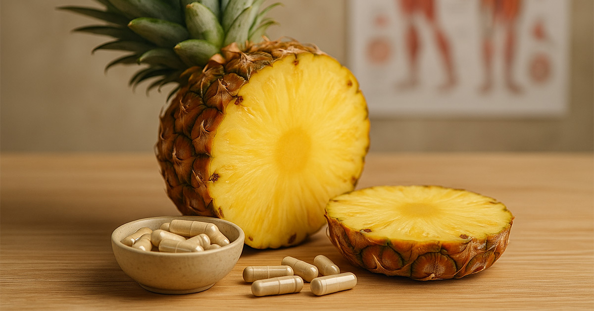 Bromelina estratta dall'ananas: enzima naturale con azione antinfiammatoria, digestiva e drenante